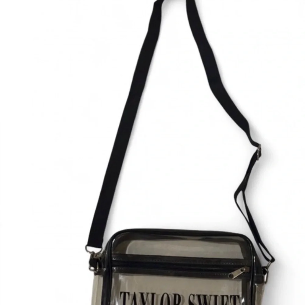 Taylor Swift Eras Tour Clear Stadium Approved Crossbody Bag Purse Zip Top - Picture 3 of 9